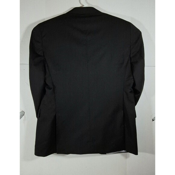 BLACK By Vera Wang Mens Wool Peak Lapel Tuxedo Jacket(46R) And Pants(40R) - Picture 5 of 15